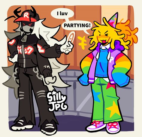 Silly_jpg on twitter Two Wolves, Goofy Drawing, Swag Art, Roblox Funny, Silly Images, Cute Art Styles, Cool Stuff, Pics Art, Funky Art