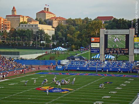 Memorial Stadium - KU Campus Ku Aesthetic, Ku Football, Kansas Football, Jayhawks Basketball, Kansas Jayhawks Basketball, Kansas University, Rock Chalk Jayhawk, Ku Jayhawks, Rock Chalk