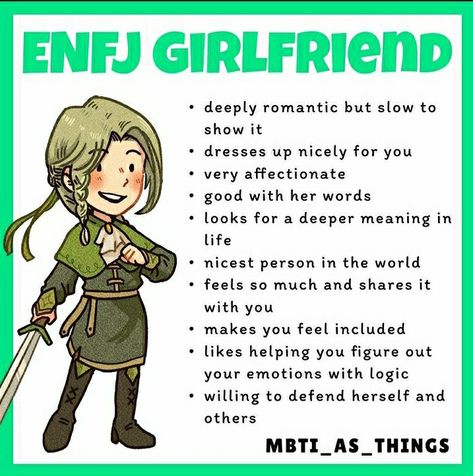 Enfj Girlfriend, Enfj Women, Infj Girlfriend, Enfj Characters, Enfj Personality, Enfj T, Enfp Personality, Human Personality, Mbti Relationships