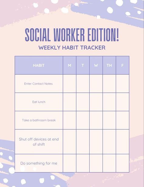 : 6 evidence-based strategies for creating a more balanced, fulfilling Printable Habit Tracker, School Social Workers, School Social Worker, Burnout Recovery, Week Challenge, Social Workers, Digital Planning, 7 Habits, Daily Planner Template