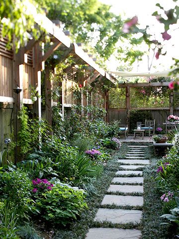 Lots Of Plants, Garden Privacy, Backyard Privacy, Fence Landscaping, Have Inspiration, Side Yard, Plants And Flowers, Cool Ideas, Garden Structures