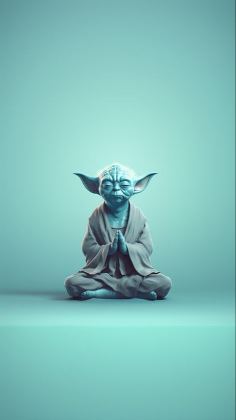 Yoda Wallpaper Aesthetic, Master Yoda Wallpaper, Yoda Meditating, Batman Wallpaper Iphone, Yoda Wallpaper, Master Yoda, Batman Wallpaper, Star Wars Yoda, More Wallpaper