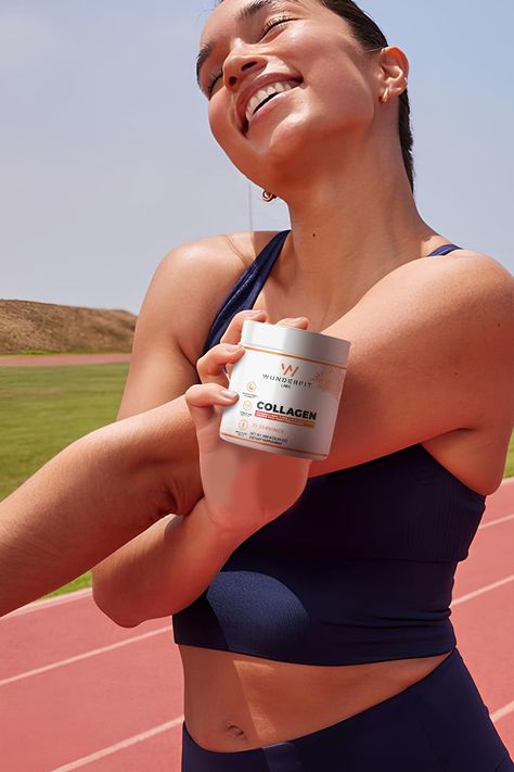 Glow up and go. ✨ Wunderfit Collagen Peptides fuel your active lifestyle with 10g of grass-fed collagen for strong muscles, healthy joints, and radiant skin. Mix, sip, shine.       Shop the link in bio!   .   #wunderfitlabs #digestion #superfood #supplements #energy #workoutdrink #healthyliving #workoutsupplements #superfoods #weightloss #energyfitness #womenshealth #healthy Supplements Photography, Workout Drinks, Superfood Supplements, Healthy Joints, Sports Supplements, Strong Muscles, Workout Supplements, Collagen Peptides, Radiant Skin