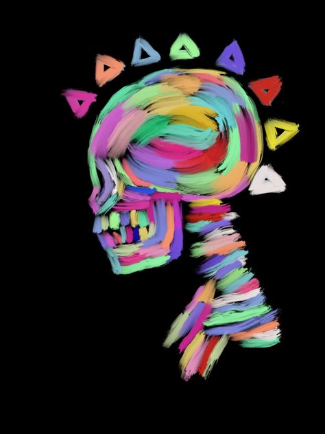 Neon Skeleton Painting, Neon Skull Painting, Pastel Punk Art, Black Light Painting Ideas Canvases, Black Base Painting, Blacklight Painting Ideas, Skeleton Art Painting, Black Background Painting Ideas, Neon Effect Painting