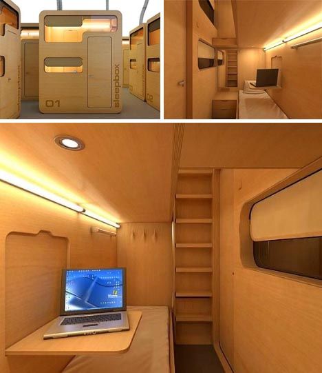 Sleep Box: Modular Office Pod + Business-Travel Bedroom Sleep Box, Travel Bedroom, Hostels Design, Sleeping Pods, Furniture Box, Capsule Hotel, Modular Office, Office Pods, Casa Container