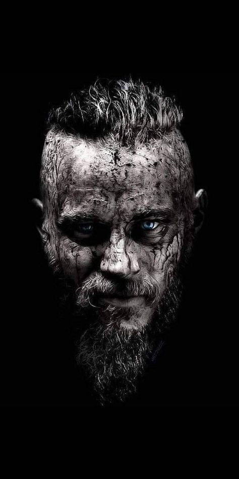 Ragnar Lothbrok, Vikings, Black And White, Hair, White, Instagram, Black