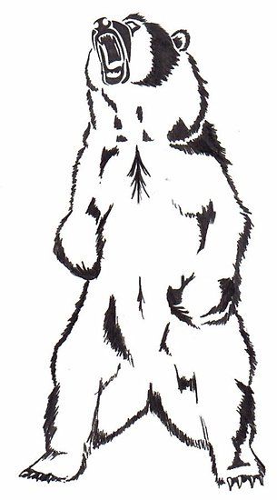 Produkt Baby Bear Tattoo, Bugs Bunny Drawing, Bear Stencil, Tattoo Designs Drawings, Bear Logo Design, Bear Sketch, Bear Tattoo Designs, Wood Burning Patterns Stencil, Bear Tracks