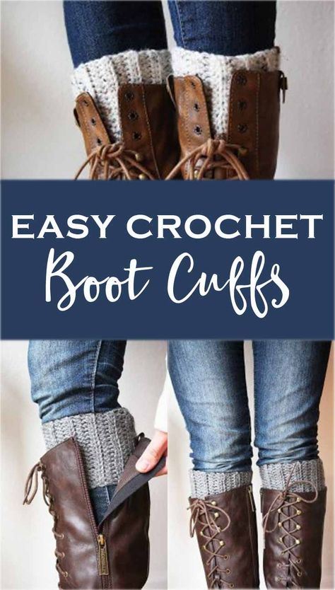 Crochet Boot Cuffs Free Pattern, Crochet Boot Cuff Pattern, Diy Crochet Sweater, Crochet Boot Cuff, Boot Cuff Pattern, Crochet Boot Cuffs, Crochet Phone Cases, Boot Cuff, Chunky Knitting Patterns