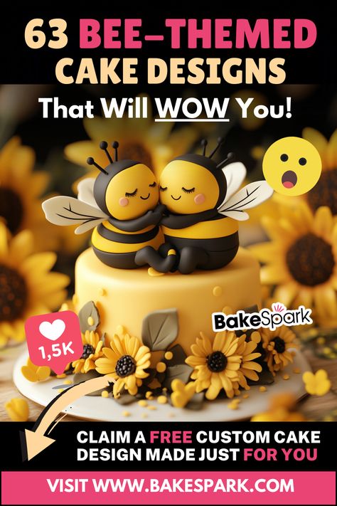 Bee Cake Ideas That Will Make Your Party the Buzz of the Town Bee Cakes Ideas, Bee Cake Ideas, Bee Hive Cake, Bee Cake, Bee Cakes, Garden Cakes, Cake Design Ideas, Citrus Twist, Cake Shapes