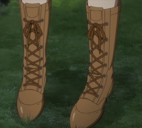 I just needed a reference for drawing shoes because I can't draw shoes. Other than that...uh why did I take a screenshot of this? Fairy Shoes Drawing, Anime Boots Design, Boot Design Drawing, Anime Boots Reference, Anime Boots Drawing, Boots Drawing Reference Front View, Drawing Shoes Front View, Boot Drawing Reference, Boots Design Drawing