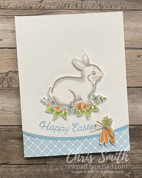 Stampin Up Easter Bunny, Stampin Up Ostern, Stampin Up Easter Cards, Easter Bunny Cards, Stampin Up Easter, Easter Cards Handmade, Easter Religious, Easter Greeting Cards, Easter Weekend