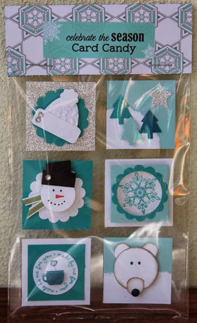 Card Candy Ideas, Card Candy Embellishments, Christmas Embellishments, Uk Winter, Embellishment Ideas, Diy Embellishments, Punch Art Cards, Christmas Punch, Card Candy