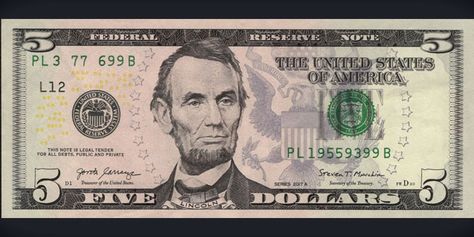 Thousand Dollar Bill, 5 Dollar Bill, Dollar Usa, Number Value, Banknote Collection, Dollar Bill Origami, Federal Reserve Note, Learn Anything, 5 Dollars