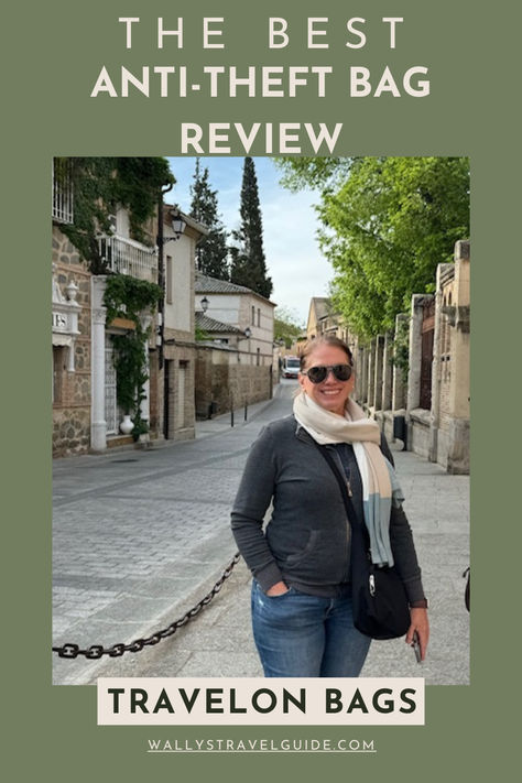 Wearing my Travelon anti-theft bag in Toledo, Spain Best Travel Crossbody Bag For Women, Travel Crossbody Bag For Women, Trip To Spain, Best Travel Bags, Best Crossover, Packing For Europe, Anti Theft Bag, Crossover Bags, Travel Gadgets