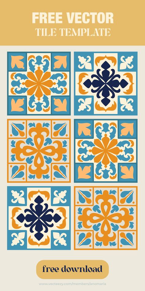 Moroccan Tiles Pattern Design, Spanish Pattern Design, Italian Tiles Pattern, Majolica Tiles, Spanish Pattern, Moroccan Tiles Pattern, Mosaic Tile Patterns, Spanish Tiles, Tile Design Pattern