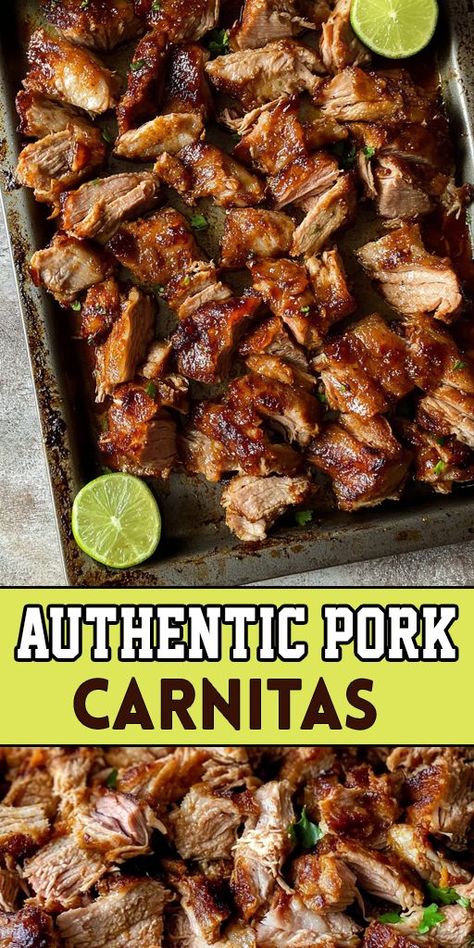 Description: 🌮 Want the real deal? These Authentic Pork Carnitas are crispy, juicy, and bursting with flavor! Perfect for tacos, burritos, or bowls. 🇲🇽 Try this must-have recipe! #MexicanFood #CarnitasLovers #FoodGoals #DinnerInspo Authentic Pork Carnitas Recipe, Authentic Pork Carnitas, Authentic Carnitas Recipe, Mexican Pork Carnitas, Dump And Go Meals, Carnitas Crockpot, Pork Carnitas Tacos, Pork Carnitas Recipe, Chicken Breast Crockpot