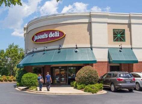 Before heading to Jason’s Deli for your next meal, check out the best and worst options on the menu. #eatthisnotthat #jasonsdeli Muffaletta Bread, Irish Potato Soup, Four Food Groups, Terrell Texas, Jasons Deli, Chicken Wrap Recipes, Sheet Pan Suppers, Veggie Wraps, Healthy Menu