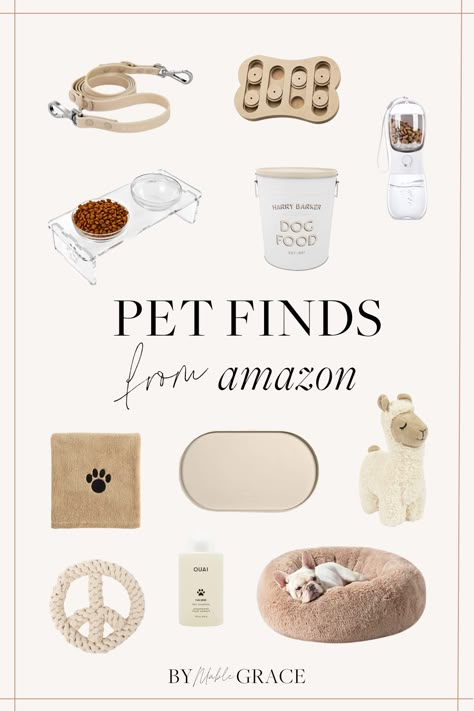 Pet Finds from Amazon You Need Pet Accessories Aesthetic, Amazon Pet Finds, Pet Essentials, Puppy Products Pet Care, Cat Finds On Amazon, Amazon Cat Must Haves, Dog Must Haves Products, Amazon Finds Pets, Amazon Dog Finds