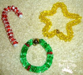 Mom to 2 Posh Lil Divas: Easy Bead Ornaments for Kids Children Church, Ornaments For Kids, Bead Ornaments, Hodge Podge, Christmas School, Beaded Christmas Ornaments, Christmas Classroom, Classroom Crafts, Beaded Ornaments