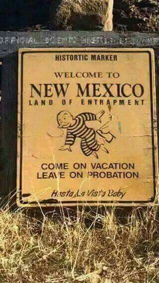 LOL....New Mexico USA Mexico Funny, Hobbs New Mexico, Mexico Tattoo, New Mexico History, Travel New Mexico, New Mexico Santa Fe, New Mexico Homes, Hobbies For Couples, Albuquerque News