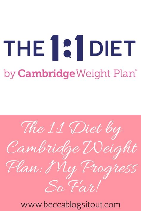 The 1:1 Diet by Cambridge Weight Plan: My Progress So Far! - Becca Blogs It Out 1:1 Diet Cambridge, One2one Diet, Cambridge Diet Plan, 60 Day Challenge, Cambridge Weight Plan, Meal Replacement, Body Image, Cambridge, Deodorant