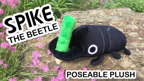 Spike the Beetle - Poseable Plush! project video thumbnail Beetle Plush, Woodworking Assembly Table, Dollhouse Woodworking Plans, Dresser Plans, Woodworking Equipment, Woodworking Kits, Woodworking Chair, Woodworking Store, Desk Buddy