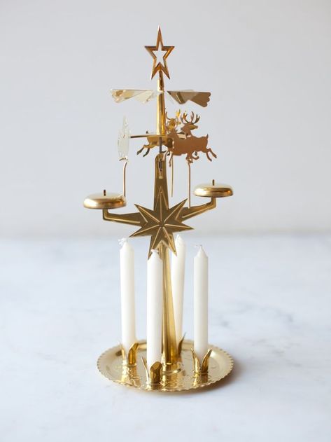 Brass Christmas, Swedish Traditions, Swedish Christmas, Christmas Favorites, German Christmas, Winter Nights, Designer Candles, Christmas Mood, Scandinavian Christmas