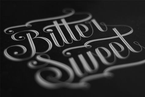 Bitter Sweet - samluce.com Bittersweet Tattoo, Bittersweet Quotes, Sweet Tattoos, Typography Love, Type Illustration, Words Prints, Word Up, Bff Quotes, Lost Art