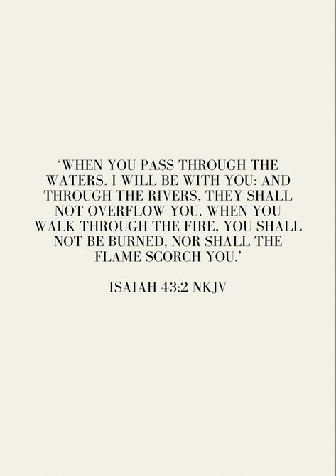 Isaiah 43:1-3, Nkjv Bible, Bible Quotes Background, Isaiah 43 2, Quotes Background, Isaiah 43, Christian Bible Quotes, Quote Backgrounds, Vision Boards