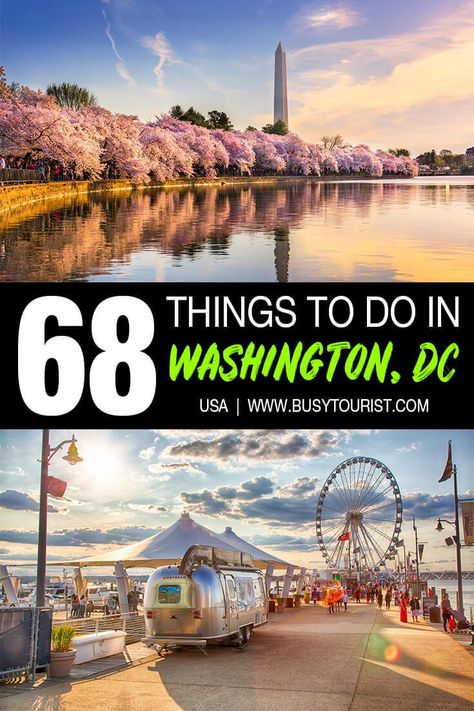 Wondering what to do in Washington, DC? This travel guide will show you the top attractions, best activities, places to visit & fun things to do in Washington, DC. Start planning your itinerary & bucket list now! #DC #WashingtonDC #thingstodoinDC #usatravel #usatrip #usaroadtrip #travelusa #travelunitedstates #ustravel #ustraveldestinations #americatravel #vacationusa Washington Dc Attractions, Things To Do In Dc, Washington Dc Travel Guide, Washington Dc With Kids, Washington Dc Vacation, Dc Vacation, Things To Do In Washington, Washington Dc Travel, Dc Travel