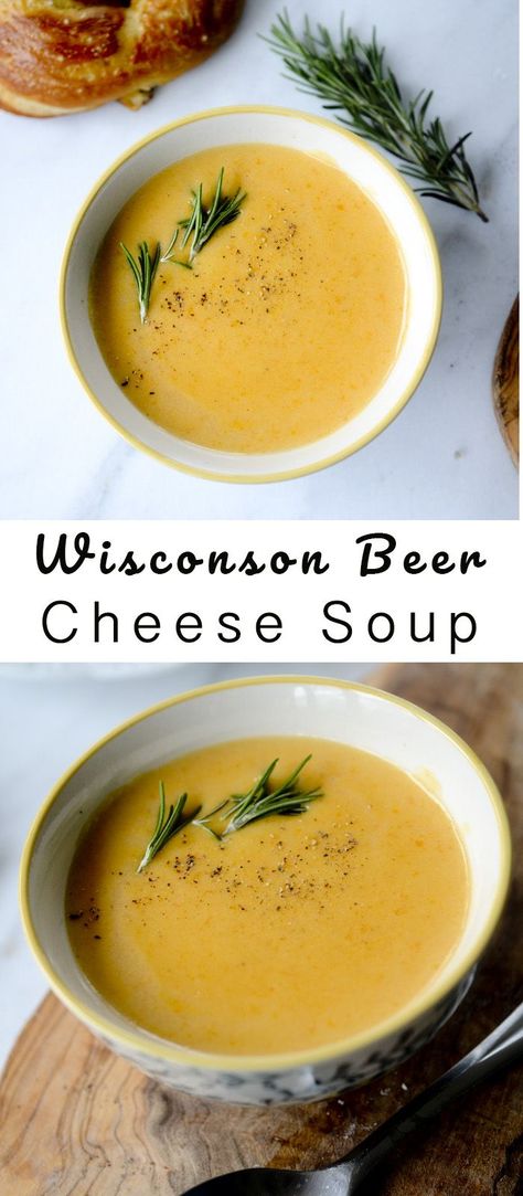 Easy Beer Cheese Soup, Wisconsin Beer Cheese Soup, Beer Cheddar Soup, Beer Cheese Soup Recipes, Soup Cheese, Beer Soup, Beer Cheese Soup, Recipe Diaries, Creamy Soups