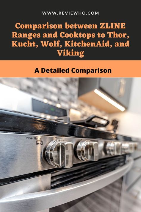 Thor vs ZLINE range Zline Kitchen Appliances, Kucht Range, Wolf Viking, Zline Kitchen, Cooktops, Popular Brands, Kitchen Aid, Kitchen Gadgets, Cool Kitchens