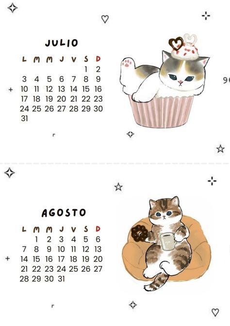 Calendario Cute, Book Cover Art Diy, Cat Calendar, Christmas Apps, Hollow Art, Cute Calendar, Diy Case, Study Journal, Mini Calendars