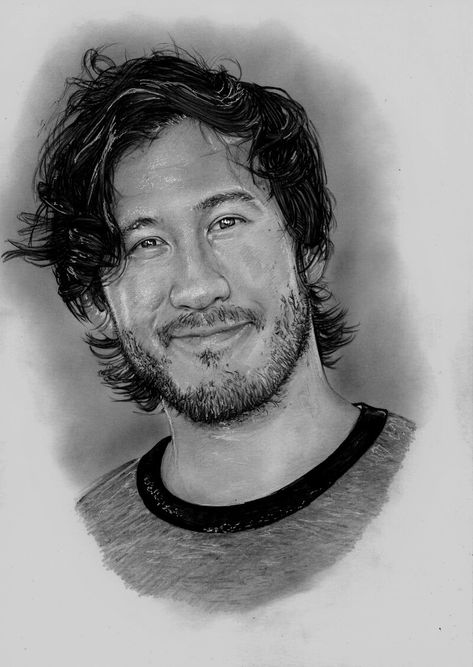 Markiplier Drawing Reference, Markiplier Sketch, Markiplier Tattoo, Markiplier Drawing, Markiplier Art, Markiplier Fanart, Markiplier Fan Art, Long Face, Illustration Portrait