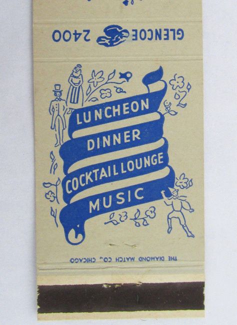 Howey's Country Fare- Glencoe, Illinois Restaurant 20 Strike Matchbook Cover Map Matchbook Design, Army Recruitment, Vintage Matchbooks, Lounge Music, Knotts Berry Farm, Cape Ann, Us Coast Guard, Dundee, Restaurant Bar