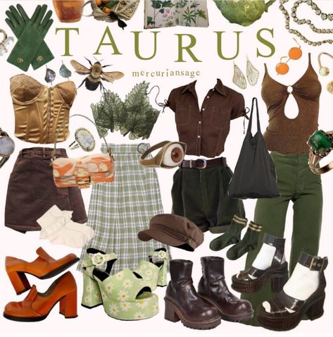 Forest Witch Aesthetic, Taurus Ascendant, Venus Clothing, Dark Academia Outfit, Venus Fashion, Taurus Women, Mama Style, Barbie Friends, Simple Trendy Outfits