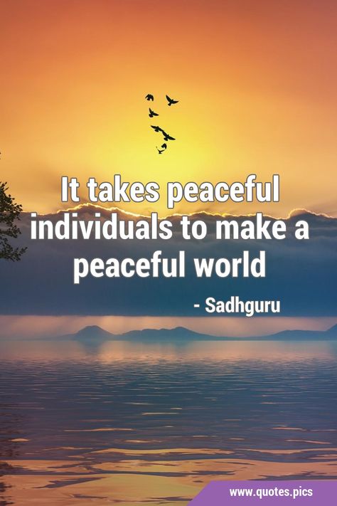 It takes peaceful individuals to make a peaceful world #InnerPeace #World World Peace Quotes, Quotes On Peace, Peace In The World, Latin Text, World Quotes, Quotes Pics, Peace Quotes, Dark Places, World Peace