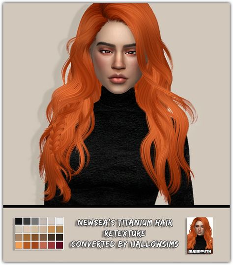 Titanium Hair, Sims 4 Cc Hair, Hair Over One Eye, Sims 4 Cc Eyes, Sims 4 Downloads, Sims 4 Update, Sims Hair, Hairstyle Gallery, One Eye