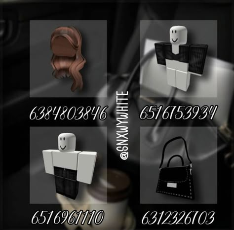 Bloxburg Business, Bloxburg Outfit Code, Bloxburg Clothes Codes, Roblox Clothing Codes, Bloxburg Id, Roblox Sets, Blocksburg Outfit Codes￼, Codes Bloxburg, Brown Hair Roblox