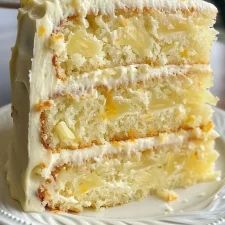 Pineapple Layer Cake Recipe, Orange Pineapple Cake Recipe, Heaven Cake Recipe, Feta Honey, Orange Pineapple Cake, Orange Recipes Dessert, Heaven Cake, Pineapple Cake Recipe, Tropical Desserts