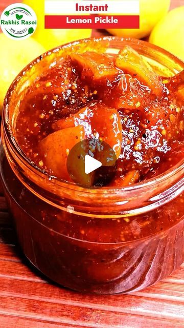 Rakhi Bhagat on Instagram: "Want to try instant lemon pickle .. then try this .." Lemon Achar Recipe, Garlic Pickle Recipe Indian, Mango Pickle Recipes Indian, Lemon Pickle Recipe, Lemon Achar Lime Pickles, Nepali Pickle, Lemon Pickle, Pickling Recipes, Chutney