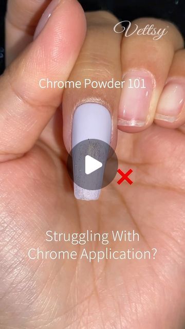 Simple Nail Dip Designs, Chrome Gel Nails Tutorial, How To Get Chrome Nails, Diy Chrome Gel Nails, At Home Chrome Nails, How To Put Chrome Powder On Nails, How To Do Crome Nails, How To Do Chrome Nails At Home, How To Add Chrome To Nails