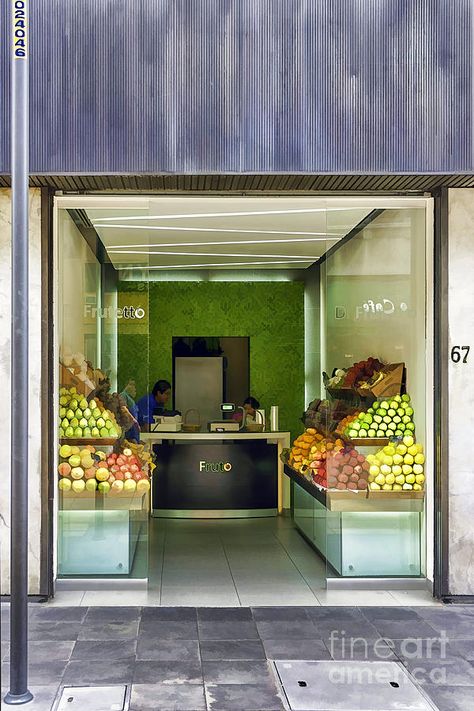 Mexican Fruit Shop Photograph by Lynn Palmer Mexican Fruit, Juice Bar Design, Fruit And Veg Shop, Vegetable Shop, Grocery Store Design, Fruit Displays, Supermarket Design, Fruit Shop, Elderly Home