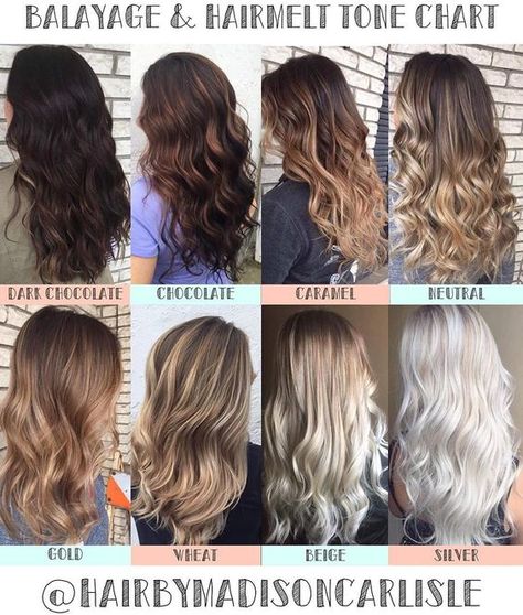 Hair Color Tone Chart Balayage & Color Specialist (@hairbymadisoncarlisle) • Instagram photos and videos Snowed In, Balayage Hair Dark, Balayage Color, Brunette Balayage Hair, Balayage Hair Blonde, Short Hair Balayage, Ombre Hair Color, Hair Color Balayage, Ash Blonde