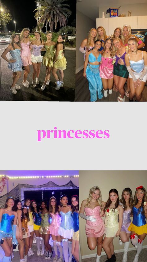 group costumes Halloween Costumes Friends, Group Costumes, Halloween Costumes, Disney Princess, Halloween, Disney, Pins