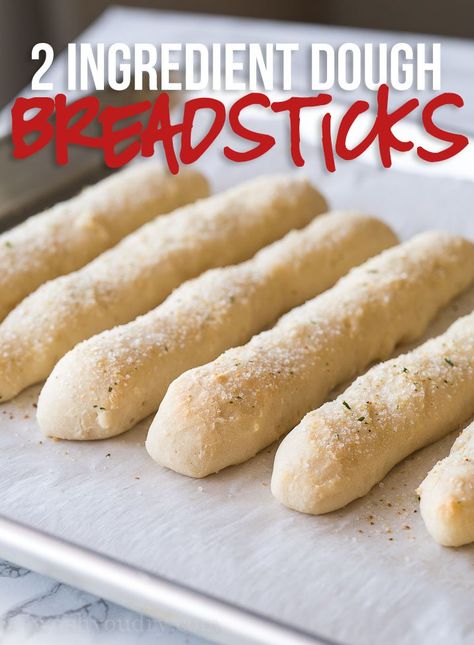 2 Ingredient Dough Garlic Breadsticks 2 Ingredient Dough, Garlic Breadsticks, Bread Sticks, Bread Machine Recipes, 2 Ingredient, Think Food, Breadsticks, Bread Recipes Homemade, Ww Recipes