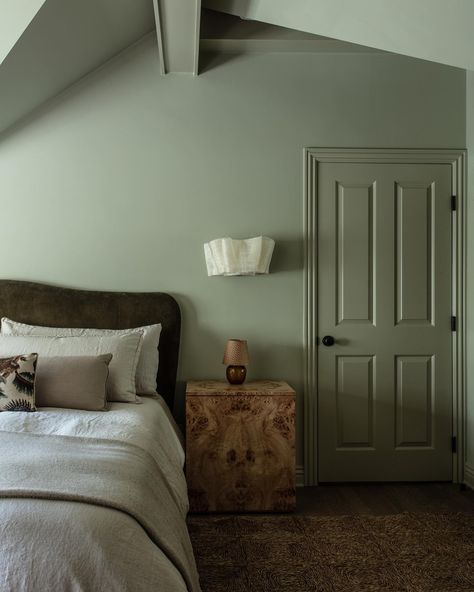 The Grass is Greener on the Green Side - Chris Loves Julia Sage Green Paint Color, Jake Arnold, Nursery Paint Colors, Sage Green Paint, Green Paint Colors, Relaxing Colors, Guest Cottage, Hanging Light Fixtures, Green Interiors