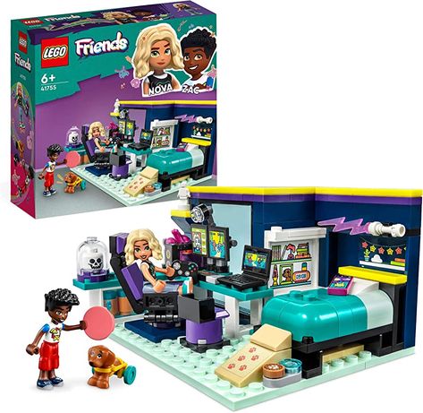 Gaming Themed Bedroom, Lego Friends Sets, Bedroom Scene, Bedroom Toys, Lego Builder, Travel Toys, Buy Lego, Lego Creator, Lego Models