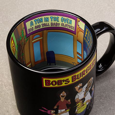 Bob’s Burgers with Inside Print 20oz Mug Bobs Burgers Decor, Bobs Burgers Gifts, Bobs Burgers Memes, Bob Burgers, Bobs Burgers Funny, Bobs Burgers Characters, Belcher Family, Bobs Burger, Bob S