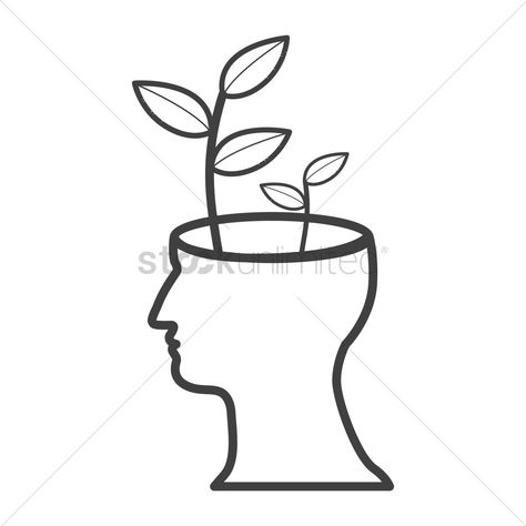 Mind Logo, Communication Training, Maker Labs, Patterns Simple, Plant Vector, Plant Drawing, In Logo, Open Minded, Drawings Simple